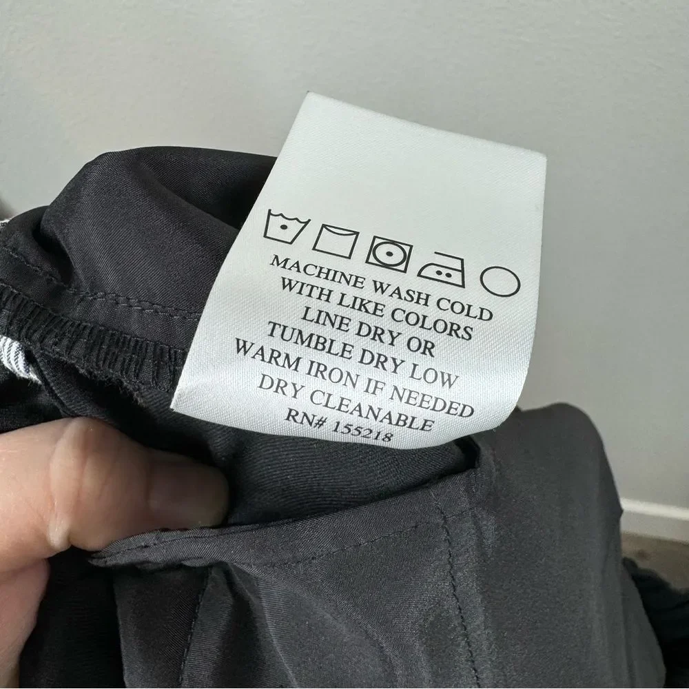 WILDFANG The Empower Drawstring Pants Black Pull On Drawstring Waistband Small - Picture 7 of 7